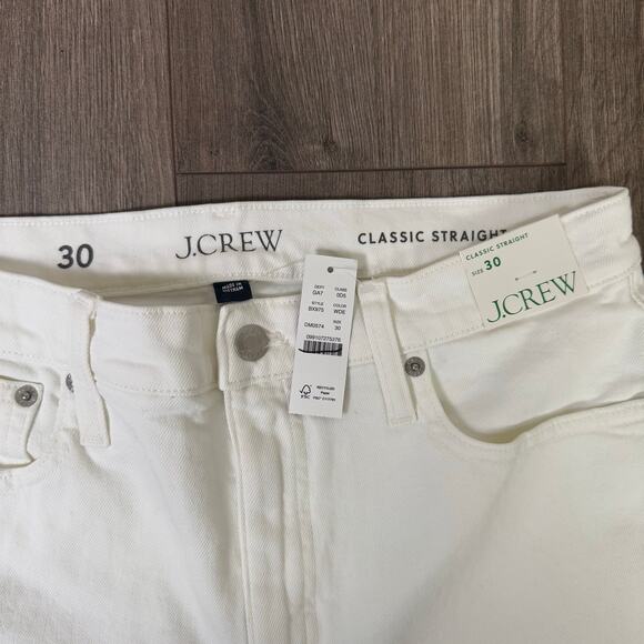 J Crew Classic Straight Denim Stretch Casual Jeans US Women's 30 New - Picture 6 of 7